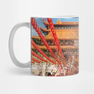 Po Lin Monastery, Lantau Island, Hong Kong Mug